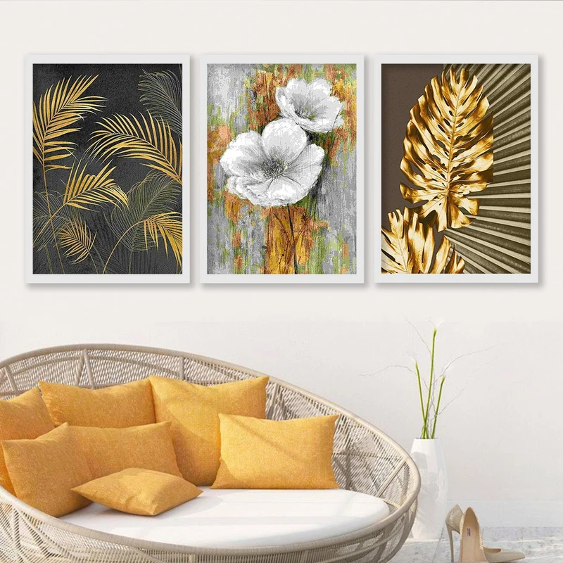 تابلو صبا طرح مدل دکوراتیو کد 2511w مجموعه 3 عددی