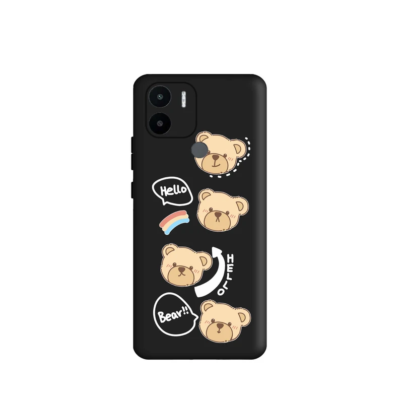 کاور قاب گارد طرح خرس بیر کد m6087 مناسب برای گوشی موبایل شیائومی Redmi A1 Plus / Redmi A2 Plus