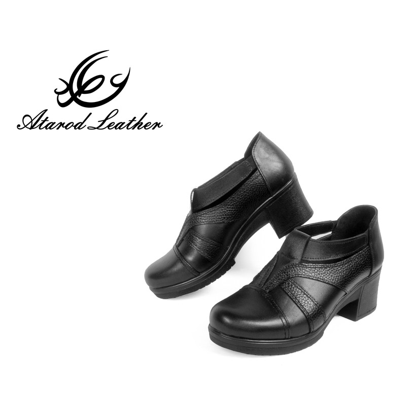 کفش زنانه چرم عطارد مدل چرم طبیعی کد SH253
