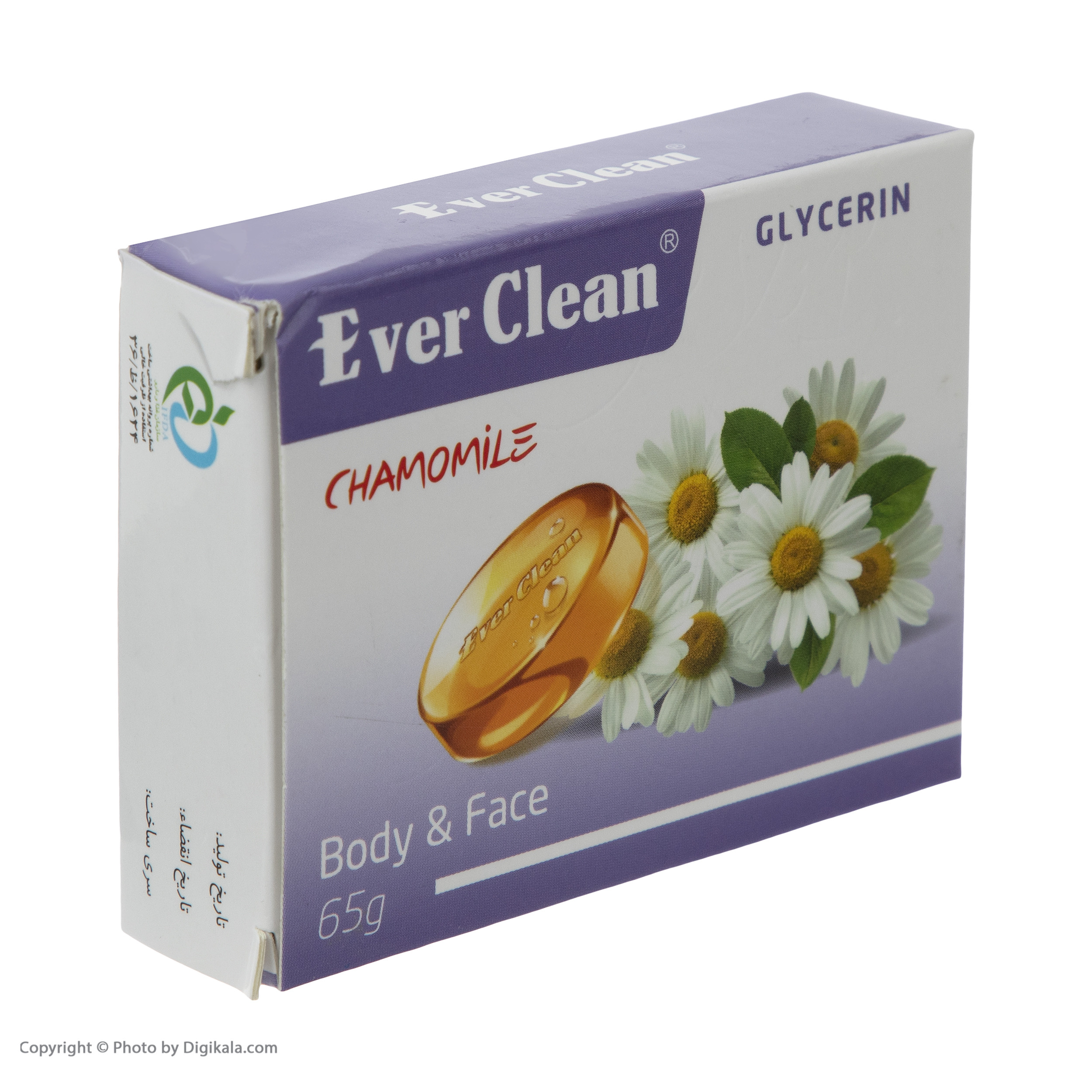 صابون گلیسیرینه اورکلین مدل بابونه وزن 65 گرم صابون گلیسیرینه اورکلین مدل بابونه وزن 65 گرم