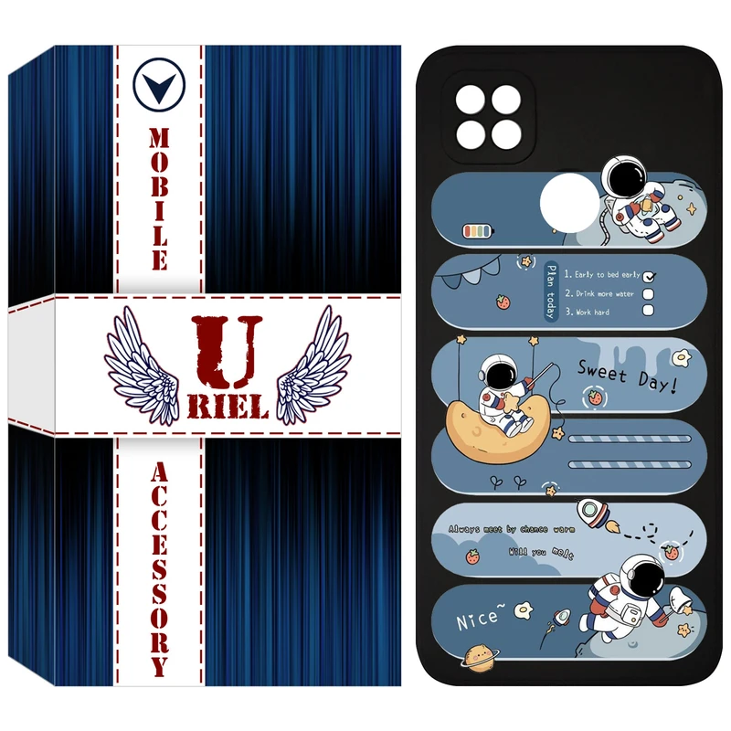 کاور یوریل مدل KSH کد 18 طرح فضانورد مناسب برای گوشی موبایل شیائومی Redmi 10A