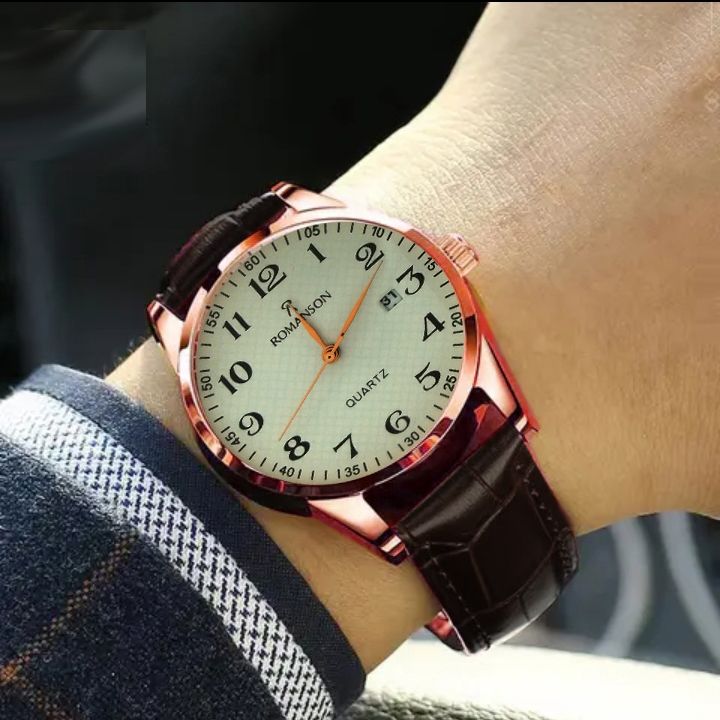 ساعت مچی عقربهای مردانه کوارتز مدل تاریخ دار کد 7 - - 5