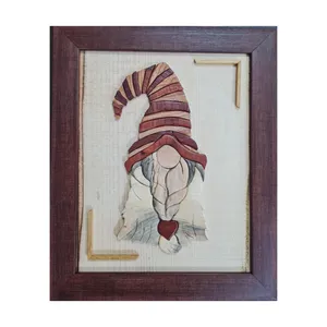 تابلو معرق کاری مدل برجسته طرح کریسمس کد0006