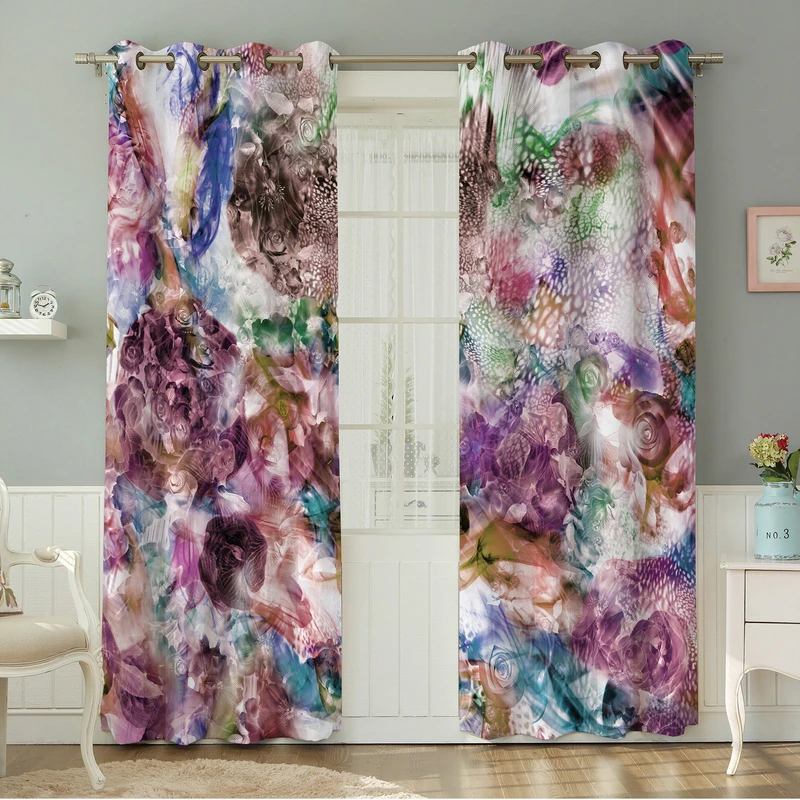 پرده نیروانا طرح  مدرن مدل هازان کد 4492 سایز 140×280 سانتی متر