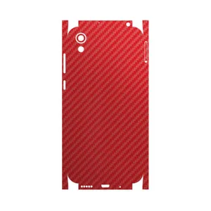 MAHOOT Red-Fiber-FullSkin Cover Sticker for Honor 8S