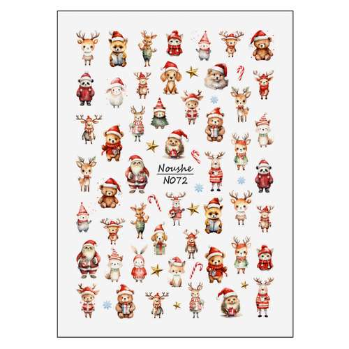 برچسب لنز ناخن مدل کیوت کد N072