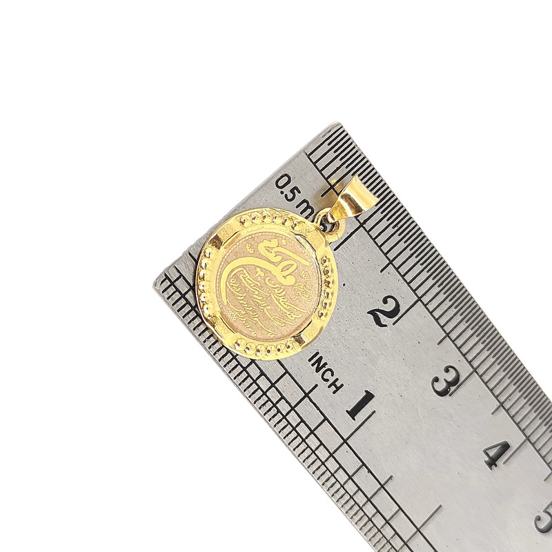 آویز گردنبند طلا 18 عیار طلا و جواهرسازی افرا مدل ون یکاد 065060