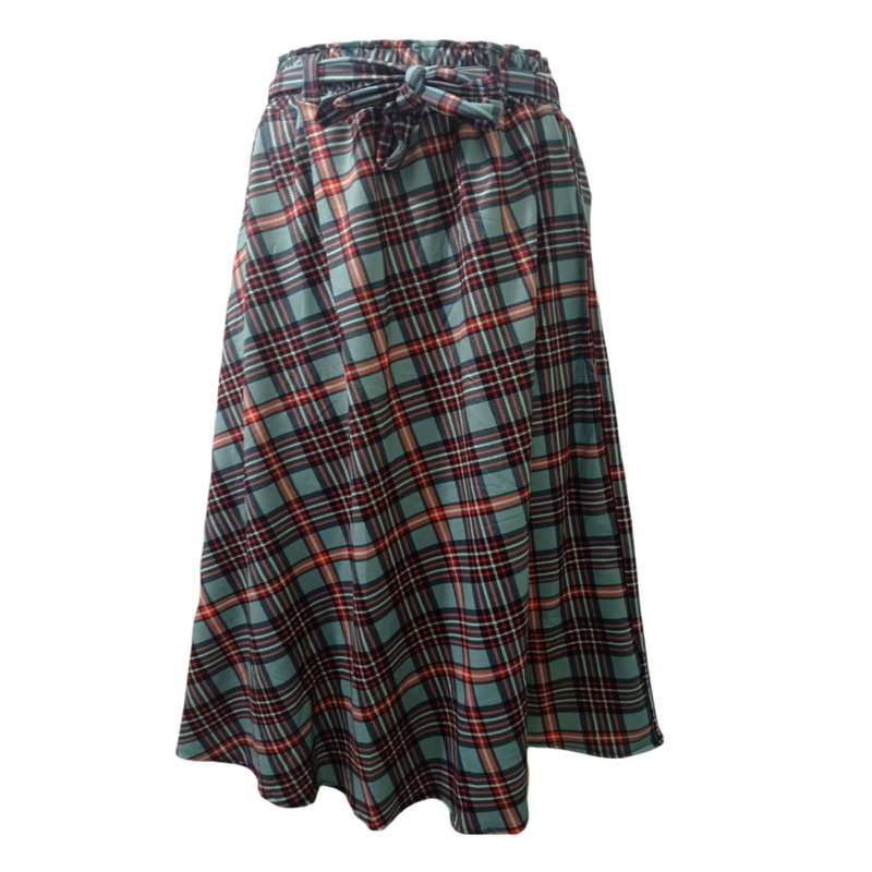 دامن زنانه مدل چهارخونه کد 1