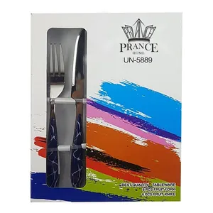 کارد و چنگال میوه خوری 12 پارچه پرنس هوم مدل 5889 میشل