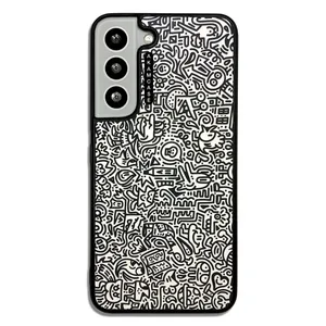 AKAM AMC-WSGS22-DOODLE17 Cover For Samsung Galaxy S22