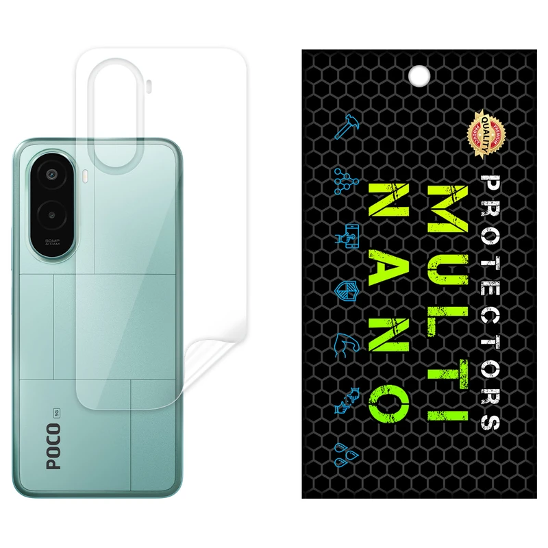 محافظ پشت شفاف نانو هیدروژل مولتی نانو مدل X-F1T مناسب برای گوشی موبایل شیائومی Poco M7 Plus