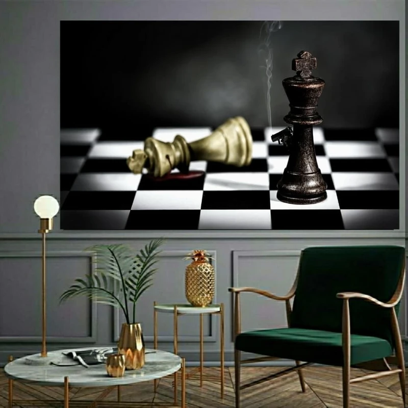 پوستر دیواری طرح شطررنج مدل ZB461