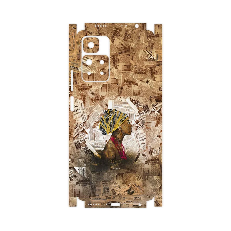 برچسب پوششی ماهوت مدل Collage of African Women-FullSkin مناسب برای گوشی موبایل شیائومی Redmi Note 11 Pro Plus 5G