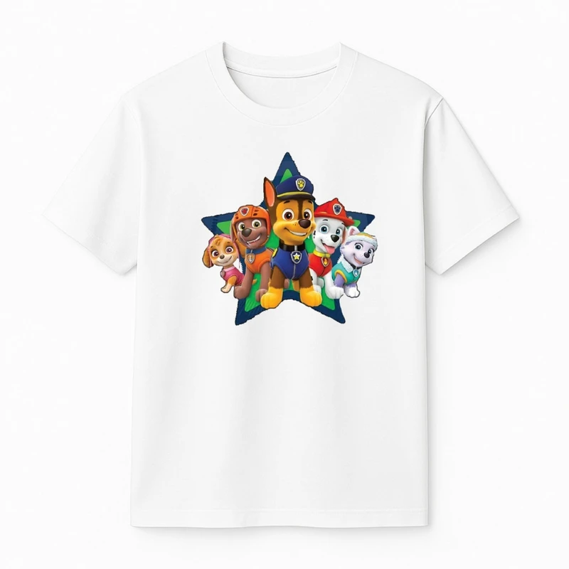 تی‌شرت آستین کوتاه پسرانه مدل سگ نگهبان کد v7 