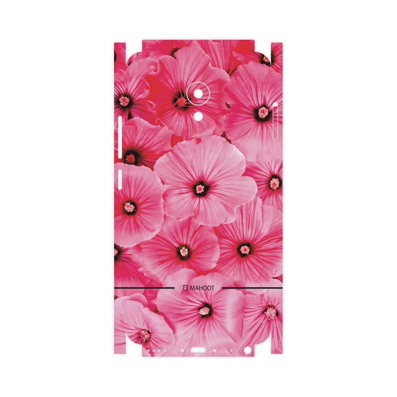 برچسب پوششی ماهوت مدل Pink-Flower-FullSkin مناسب برای گوشی موبایل میزو M5