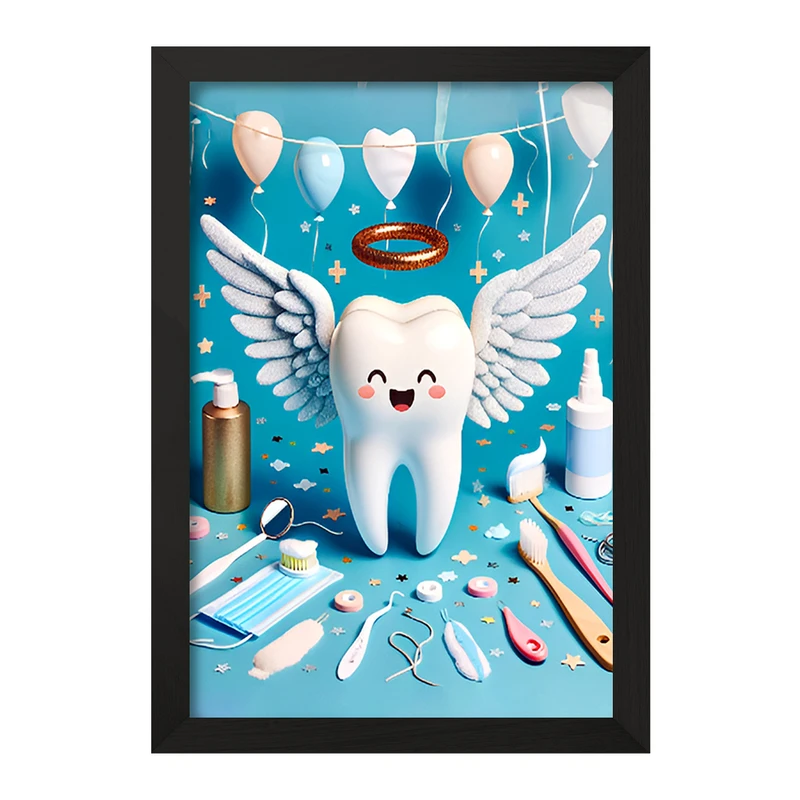 تابلو خندالو مدل دندان و دندان پزشکی کودکانه کد F9821