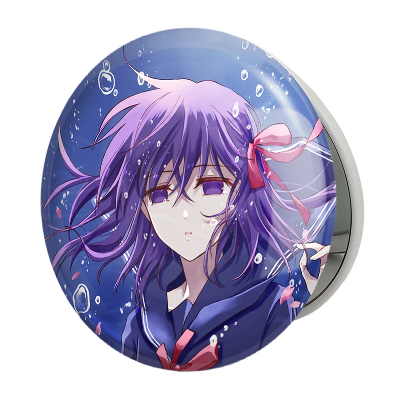 آینه جیبی خندالو طرح ساکورا انیمه فیت استی نایت Fate Stay Night مدل تاشو کد 22734 