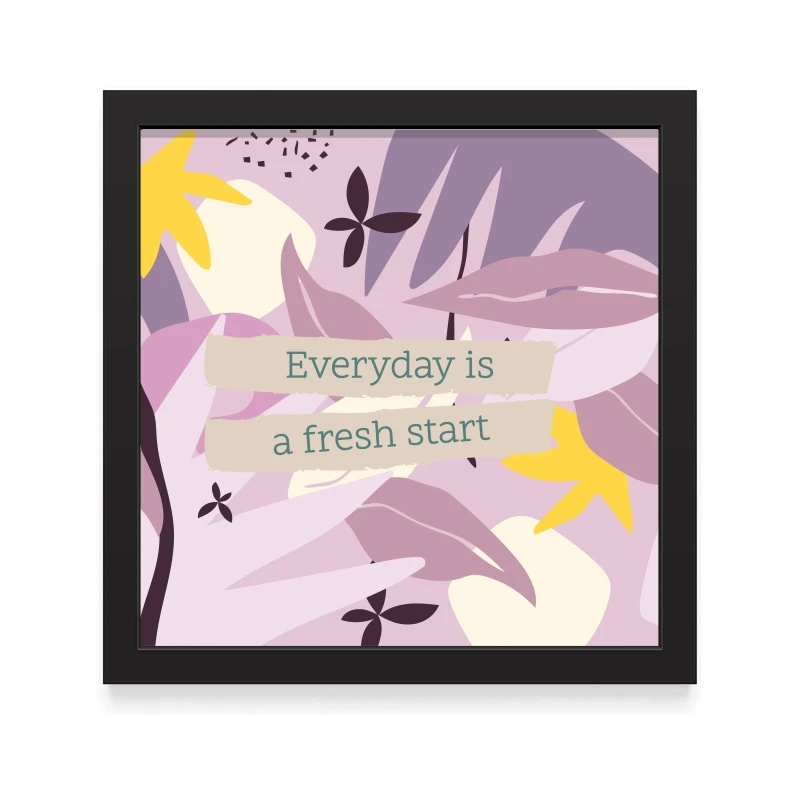 تابلو مدل انگیزشی هر روز یک شروع تازه YFB2111