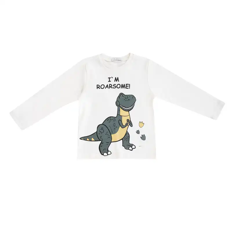 ست 3 تکه لباس  پسرانه فیورلا مدل دایناسور کد 34537