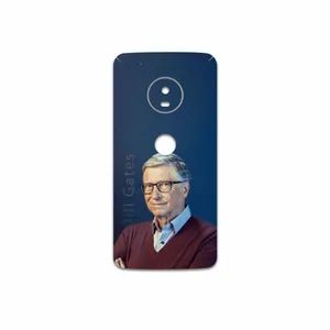 MAHOOT Bill Gates Cover Sticker for Motorola Moto G5 Plus