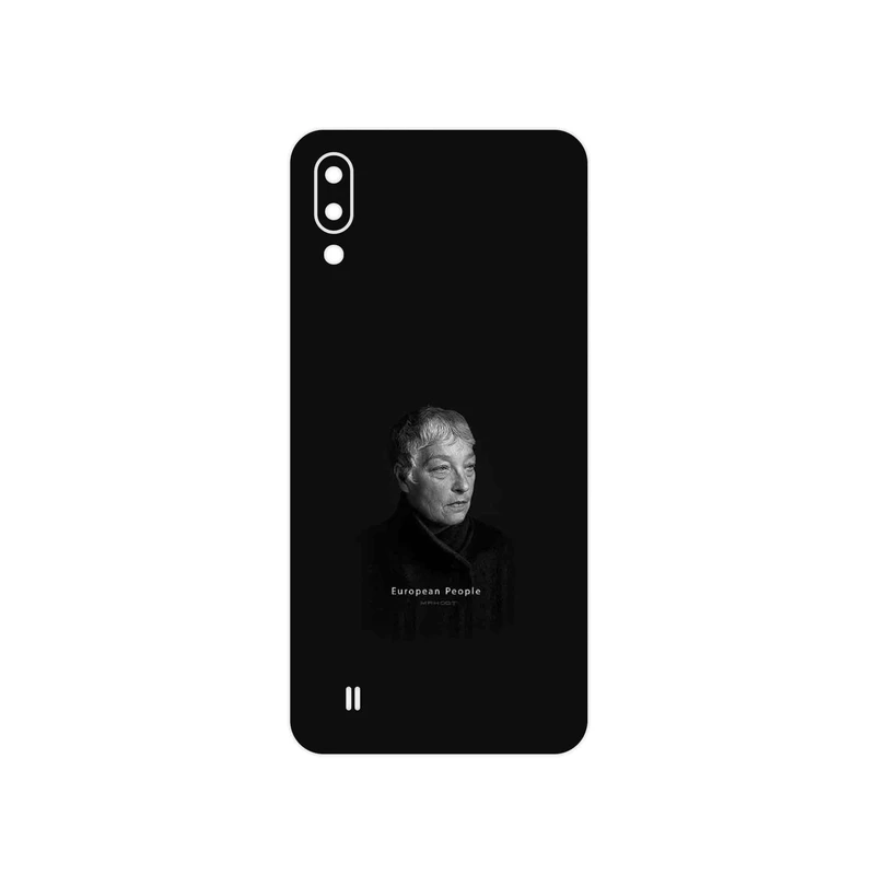 برچسب پوششی ماهوت مدل Portrait of a European Woman مناسب برای گوشی موبایل سامسونگ Galaxy M10