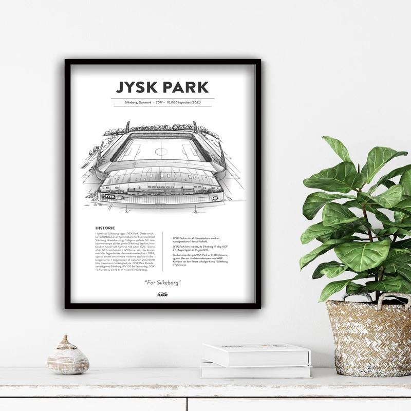 تابلو آتریسا طرح استادیوم JYSK PARK مدل ATS029