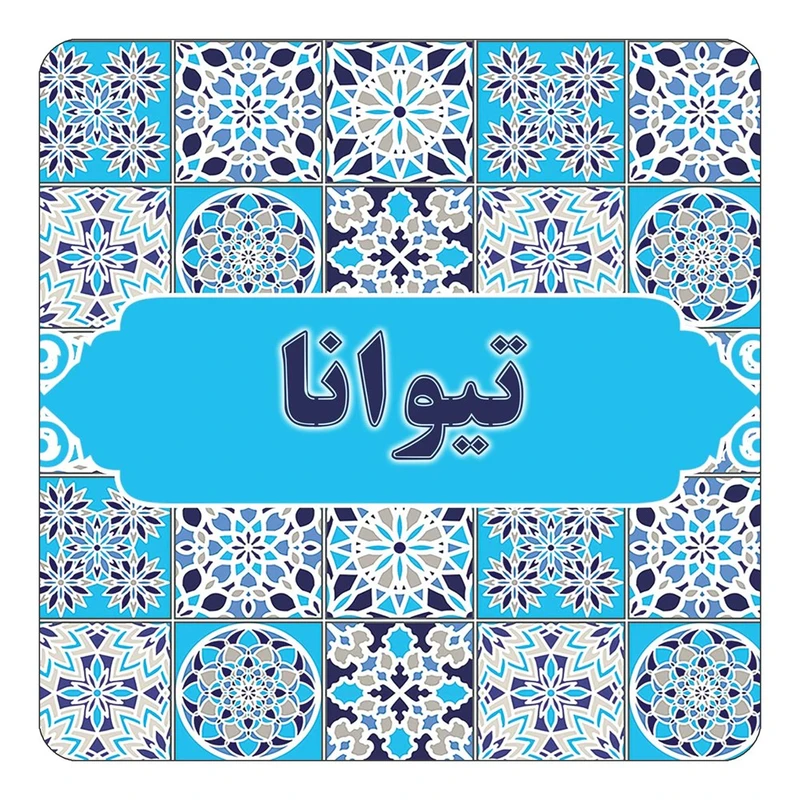 مگنت کاکتی طرح اسم تیوانا مدل اسلیمی کد mg21542