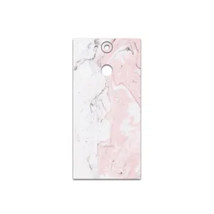 MAHOOT  Blanco-Pink-Marble Cover Sticker for Sony Xperia XA2