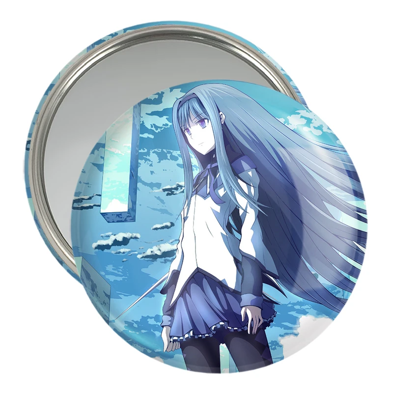 آینه جیبی خندالو مدل همورا انیمه مادوکا مجیکا Madoka Magica  کد 18366