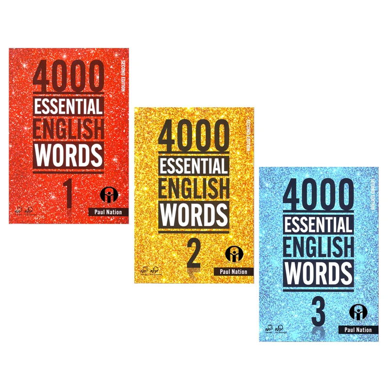 کتاب 4000 Essential English Words اثر Paul Nation انتشارات الوندپویان سه جلدی
