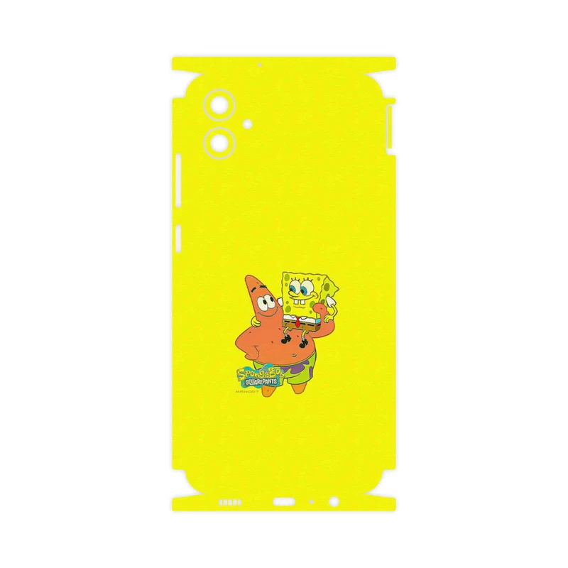 برچسب پوششی ماهوت مدل SpongeBob SquarePants-FullSkin مناسب برای گوشی موبایل سامسونگ Galaxy F04