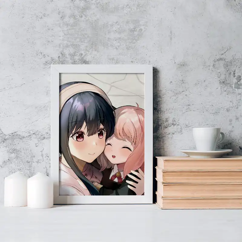 تابلو خندالو مدل انیا و یور انیمه اسپای ایکس فمیلی کد 17697