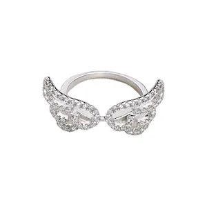 انگشتر نقره زنانه کوبیک مدل QR-6102