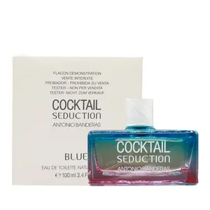 تستر ادوتویلت زنانه آنتونیو باندراس مدل COCKTAIL SEDUCTION BLUE با رایحه خنک حجم 100 میلی‌ لیتر