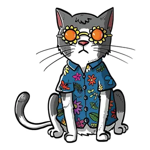 برچسب لپ تاپ پویا مارکت طرح پیشی کد 3527