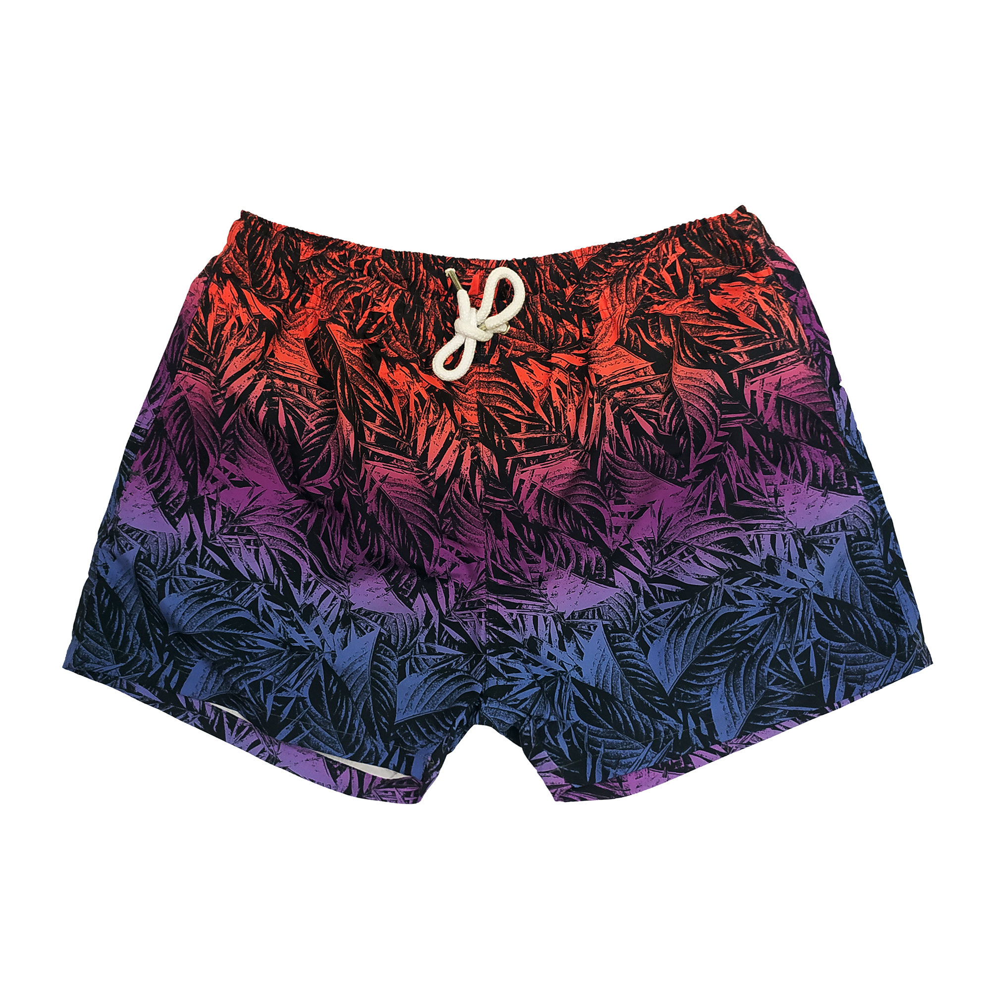 شلوارک مردانه طرح برگی کد 639