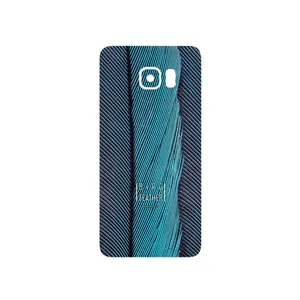 MAHOOT Turquoise feathers Cover Sticker for Samsung Galaxy S6 Edge