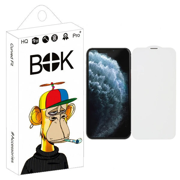 محافظ صفحه نمایش بوک مدل Voice Gate مناسب برای گوشی موبایل اپل IPhone 11 pro