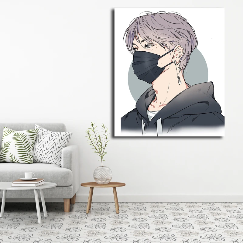 تابلو شاسی مدل stray kids fanart کد 69