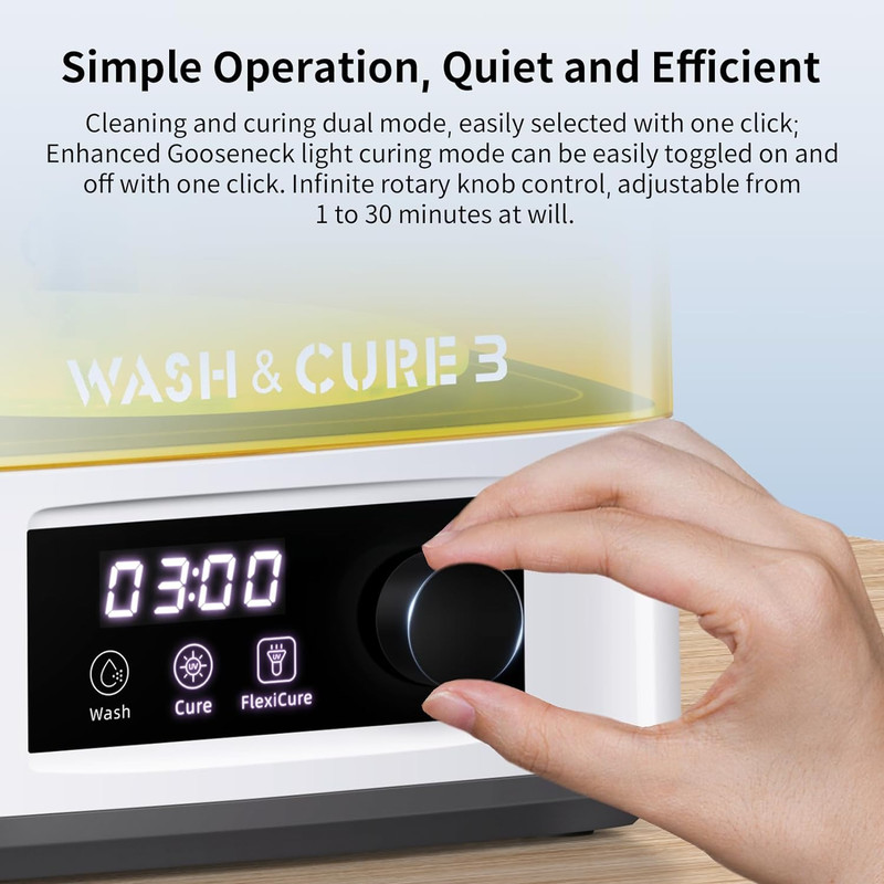 پرینتر سه بعدی آنیکیوبیک مدل wash and cure 3
