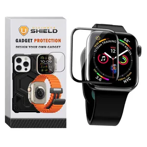 محافظ صفحه نمایش آلتیمیت شیلد مدل Film Protector UL مناسب برای اپل واچ سری 8 سایز 45 میلی متری
