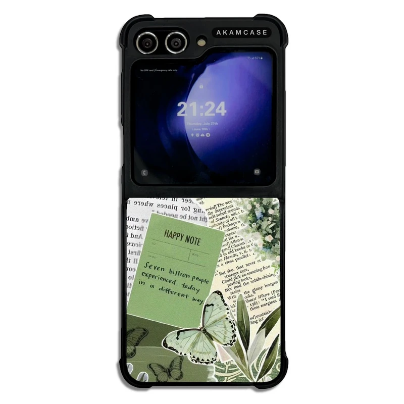 کاور آکام مدل AMC-WSGZFLIP5-GREEN-2 مناسب برای گوشی موبایل سامسونگ Galaxy Z Flip 5