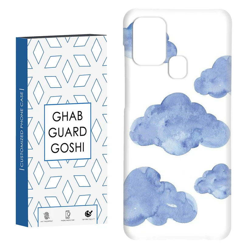 کاور قاب گارد گوشی طرح ابر کد Dimo-318 مناسب برای گوشی موبایل سامسونگ Galaxy A21s