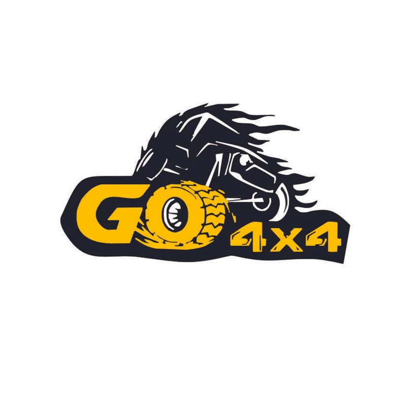 برچسب بدنه خودرو طرح آفرود مدل GO کد 01