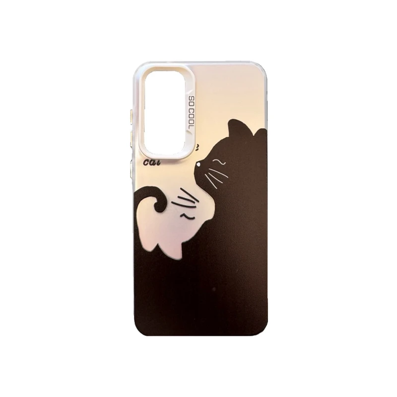 کاور مدل سوکول طرح گربه کاپلی کد Cat78 مناسب برای گوشی موبایل سامسونگ Galaxy S24 FE