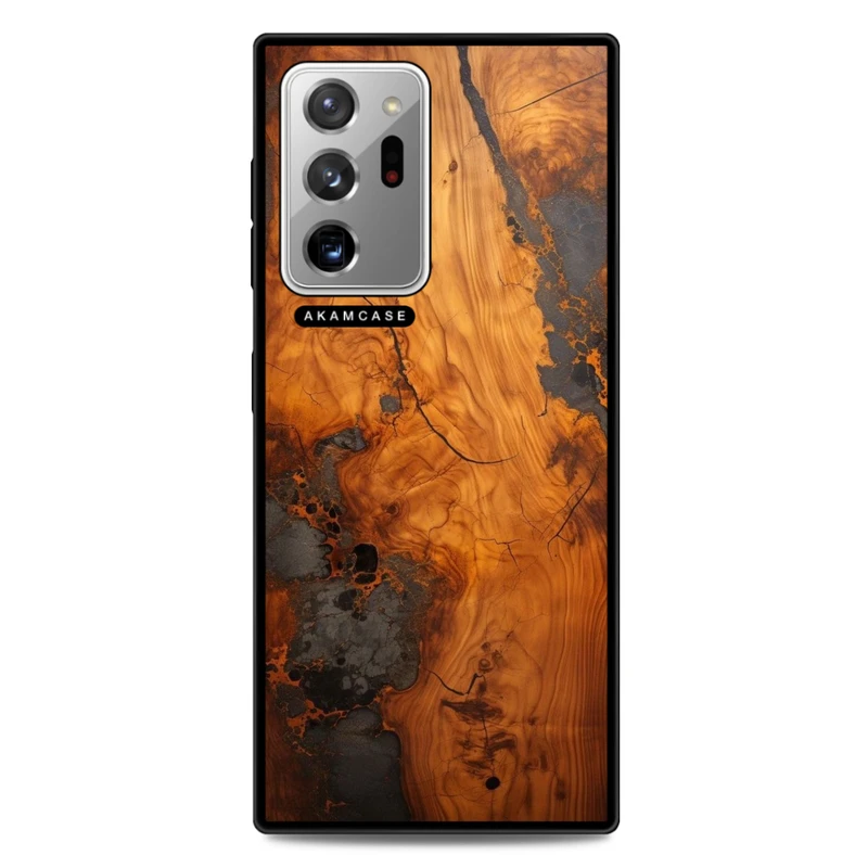 کاور آکام مدل AMC-WSGN20U-WOOD-15 مناسب برای گوشی موبایل سامسونگ Galaxy Note 20 Ultra