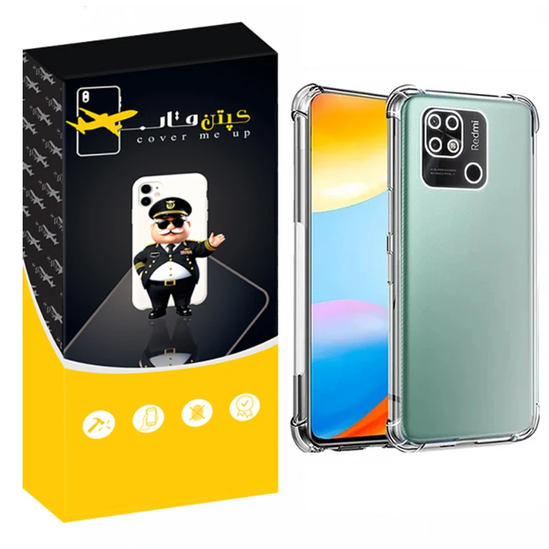 کاور کپتن قاب مدل Cirystal مناسب برای گوشی موبایل شیائومی Redmi 10c / Poco C40