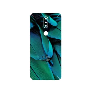 MAHOOT Green Feather Cover Sticker for Nokia 2.4