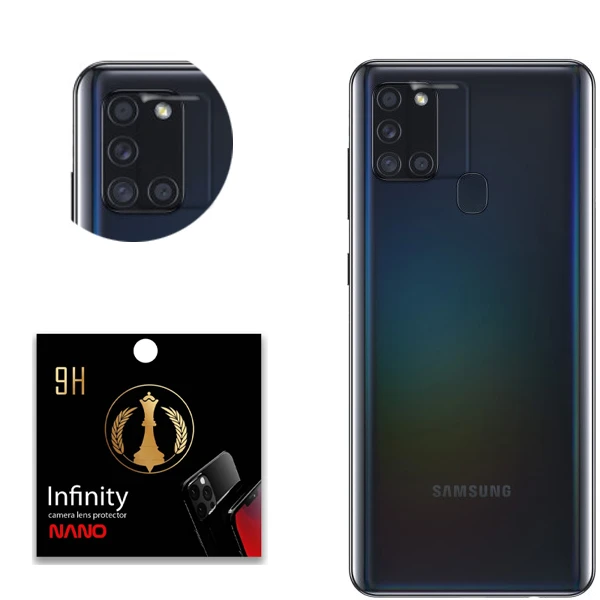  محافظ لنز دوربین اینفینیتی مدل LP023 مناسب برای گوشی موبایل سامسونگ Galaxy A21S