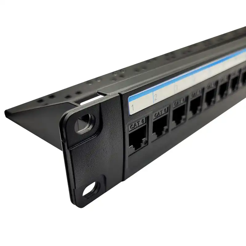 پچ پنل 24 پورت شارک مدل CAT6-LOADED